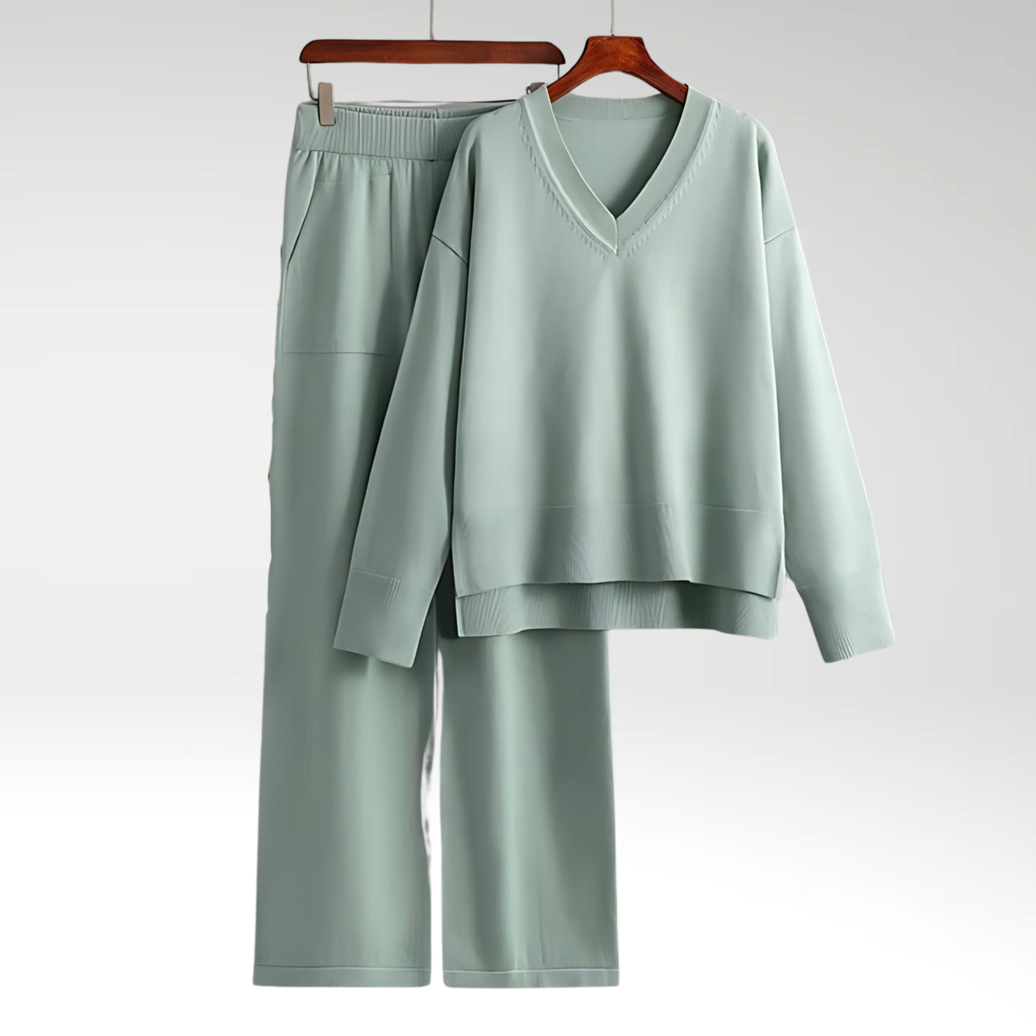 Ravora Paris™ | Luxe Ensemble deux pièces col V