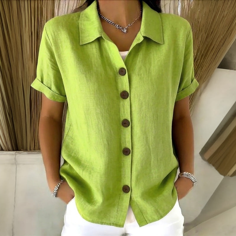 Ravora Paris™ | Blouse unie décontractée