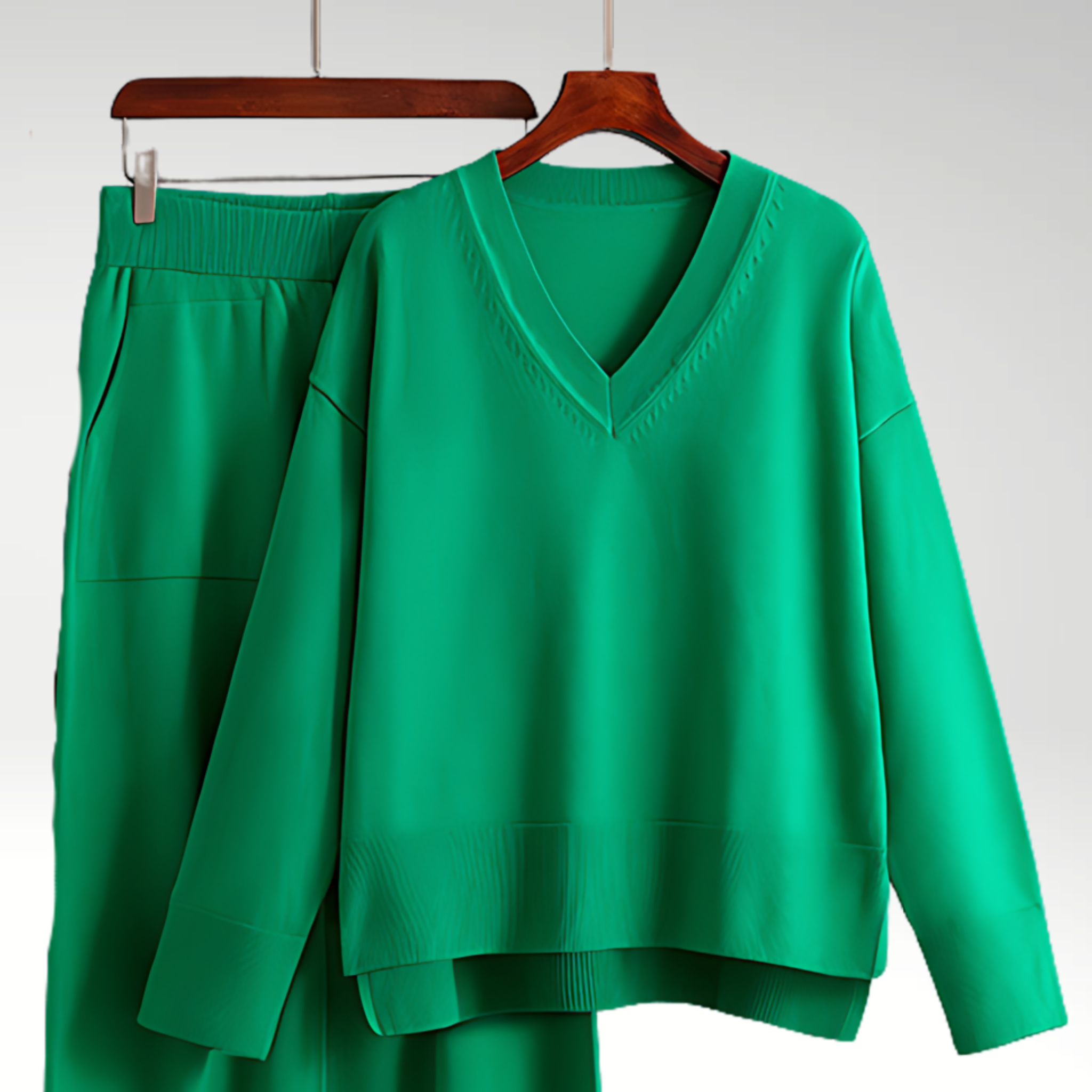 Ravora Paris™ | Luxe Ensemble deux pièces col V