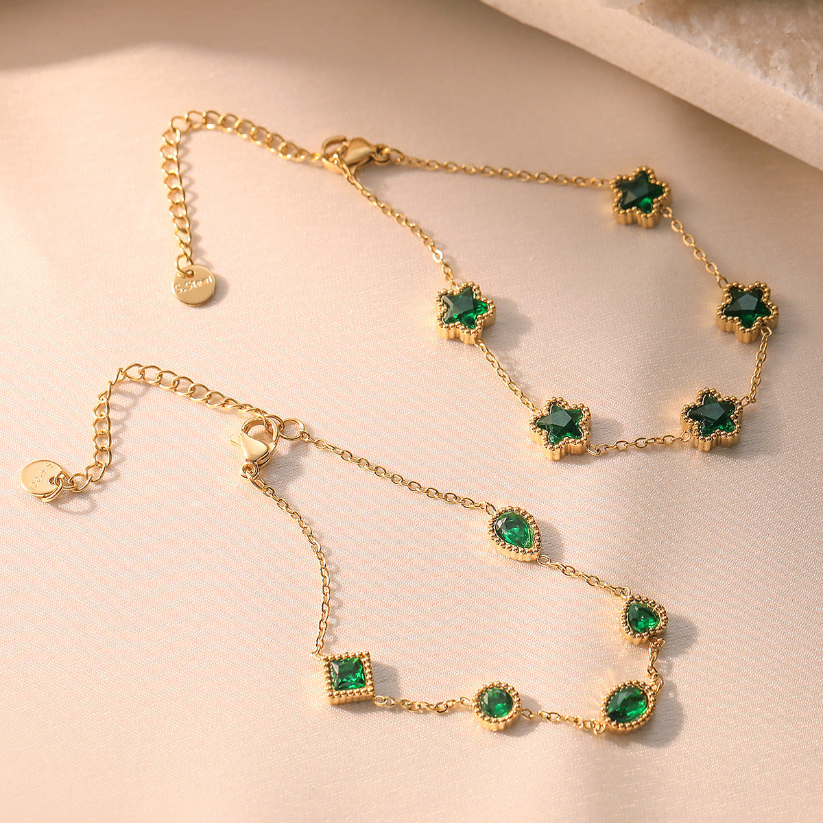 Ravora Paris™ | Bracelet Elégant Émeraude