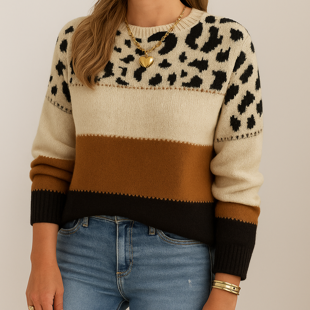 Ravora Paris™ | Pull Léopard Douceur D’Hiver