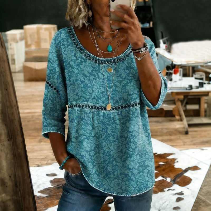 Ravora Paris™ | Blouse Décontractée Vintage