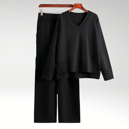 Ravora Paris™ | Luxe Ensemble deux pièces col V