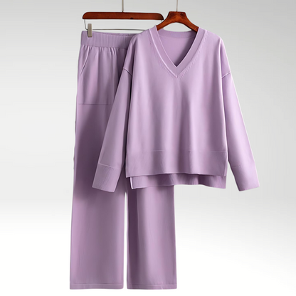 Ravora Paris™ | Luxe Ensemble deux pièces col V